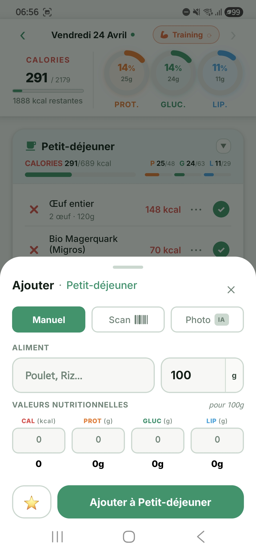 Analyser une assiette avec l'IA